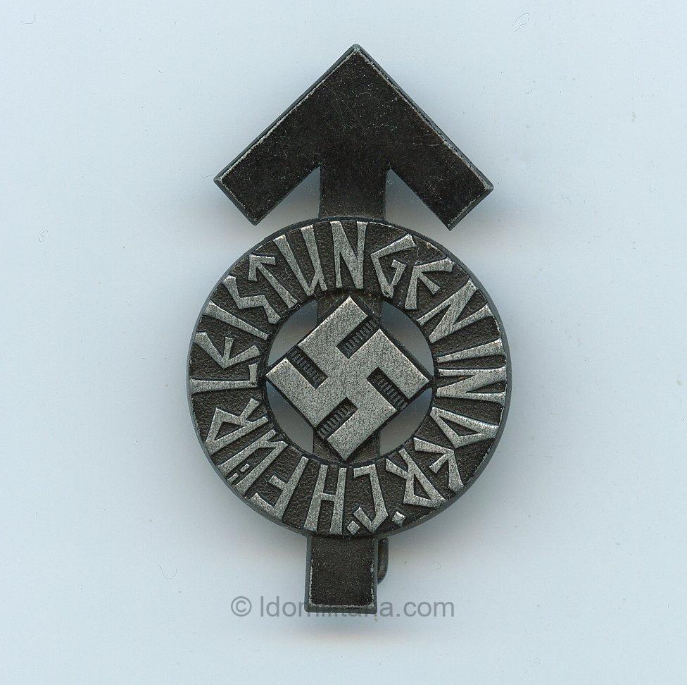 HJ Leistung badge in black number '142133'- Steinhauer & Lück, Lüdenscheid