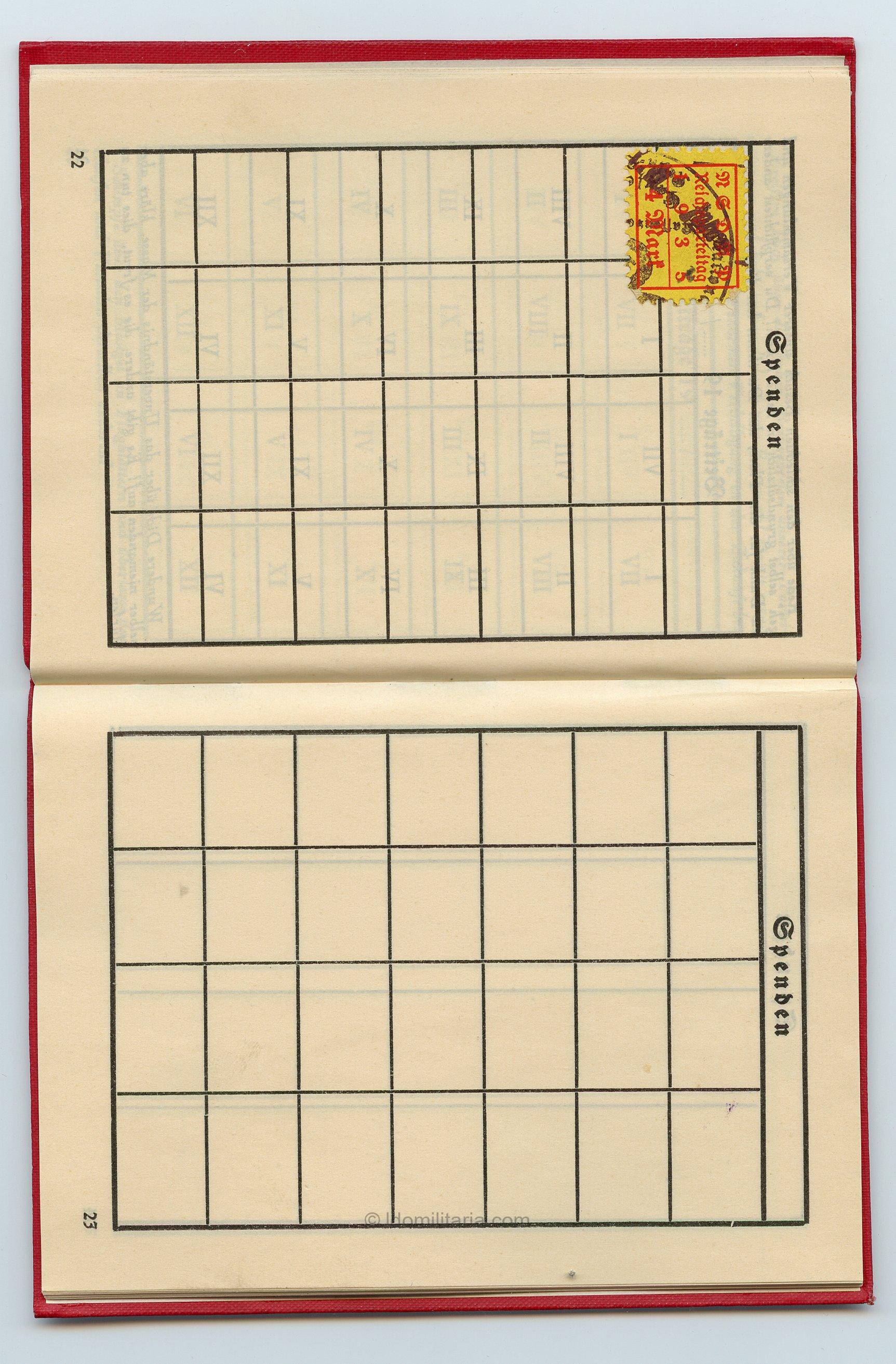 Early pattern NSDAP Membership ausweis - Image 5