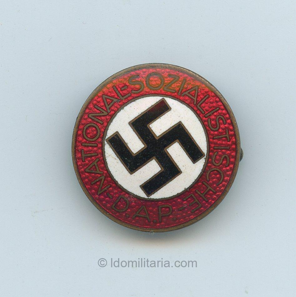 NSDAP Membership Badge - Fritz Zimmerman, Pforzheim