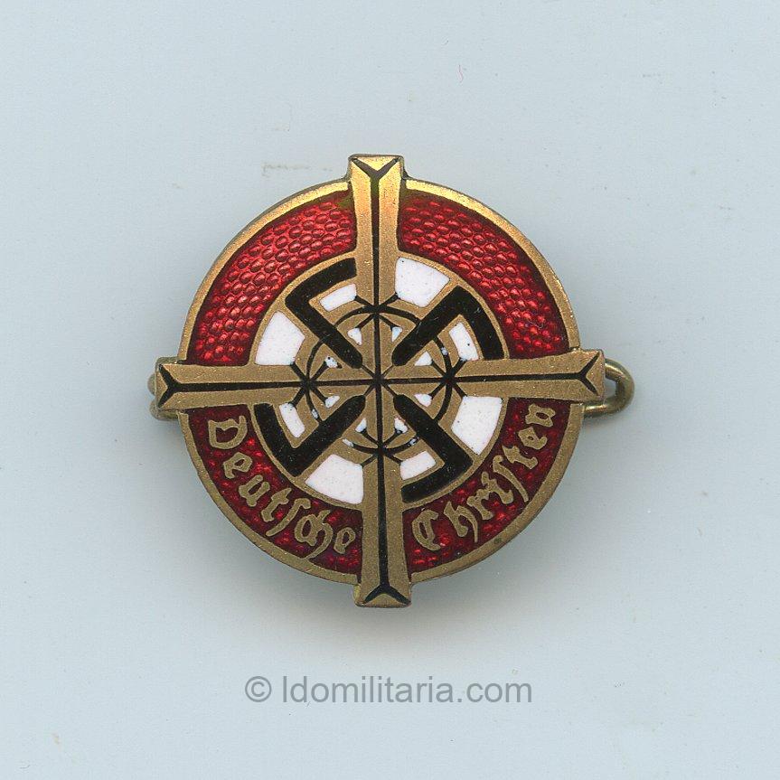 Deutsche Christen Membership badge - Willi Merten