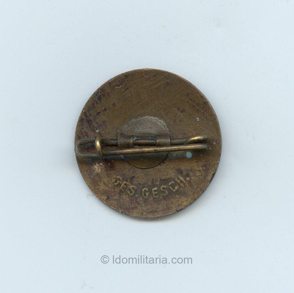 Early NSDAP Membership badge - Ges. Gesch. - Image 2