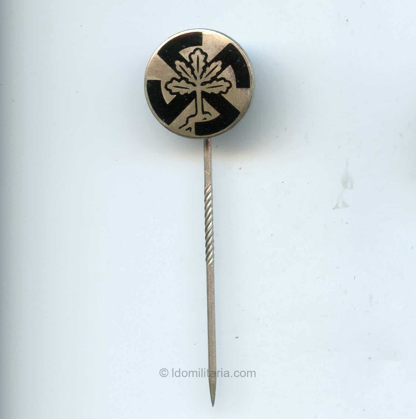 Ring für Landsmannschaften und Trachtenflege Membership stickpin - Ferdinand Hoffstätter, Bonn