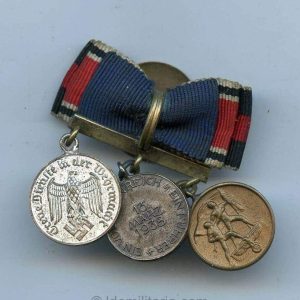 3-piece Buttonhole miniature bar