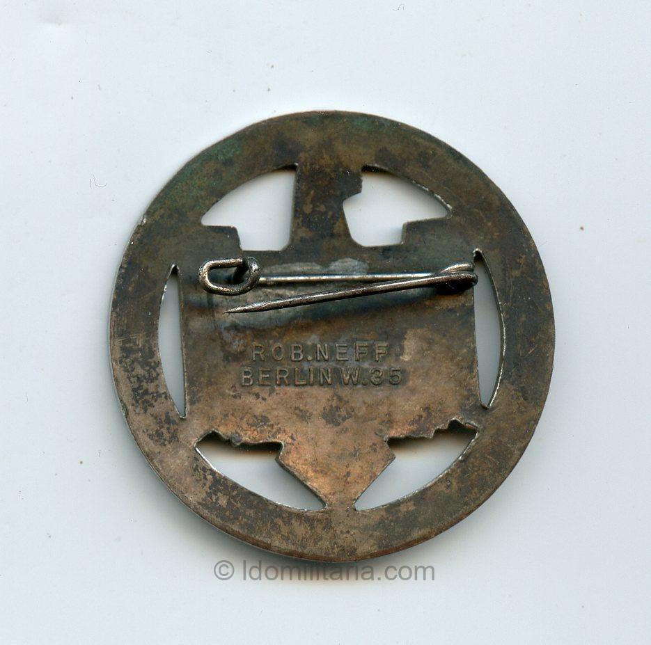 NSRL Deutsches Turn- und Sportfest Breslau 1938 badge - Rob. Neff Berlin W.35 - Image 2