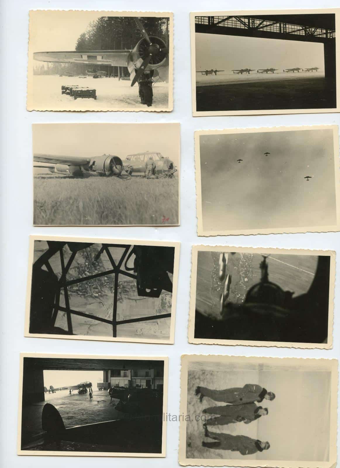 Photo grouping of Kampfgeschwader 76 - JU88 planes - Image 6