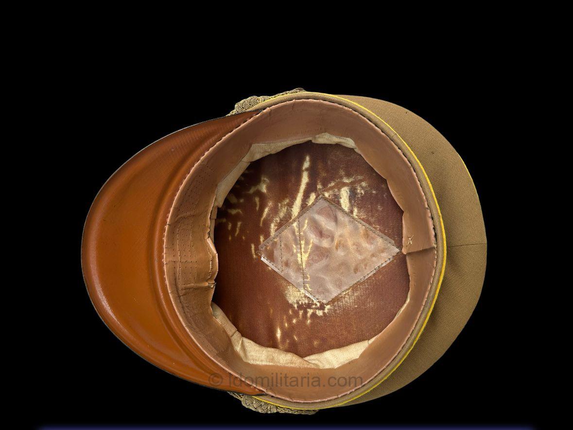 Extremely rare NSDAP Reichsleitung Visor Cap with Direct embroidered Oakleafs by August Müller - Image 18