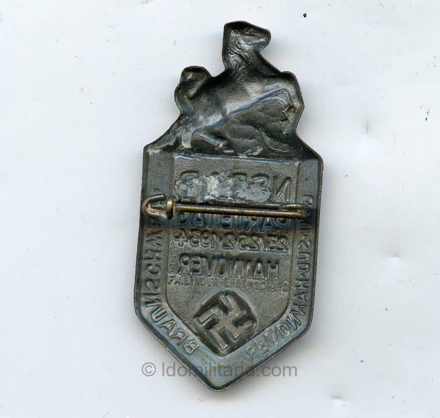 NSDAP Parteitag Hannover 1934 tinnie - Image 2
