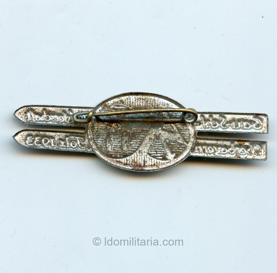 SA/SS Ski Meisterschaft Oberbayern, Tölz 1933 tinnie - Image 2
