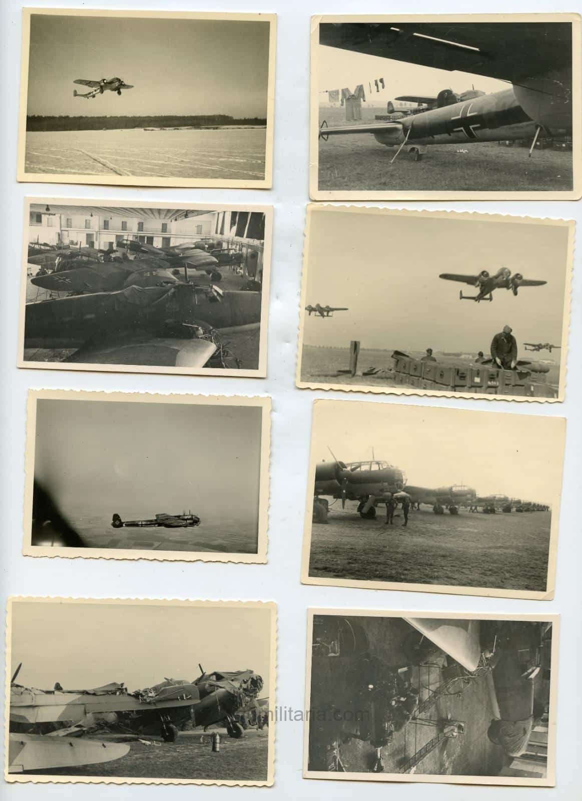 Photo grouping of Kampfgeschwader 76 - JU88 planes - Image 4