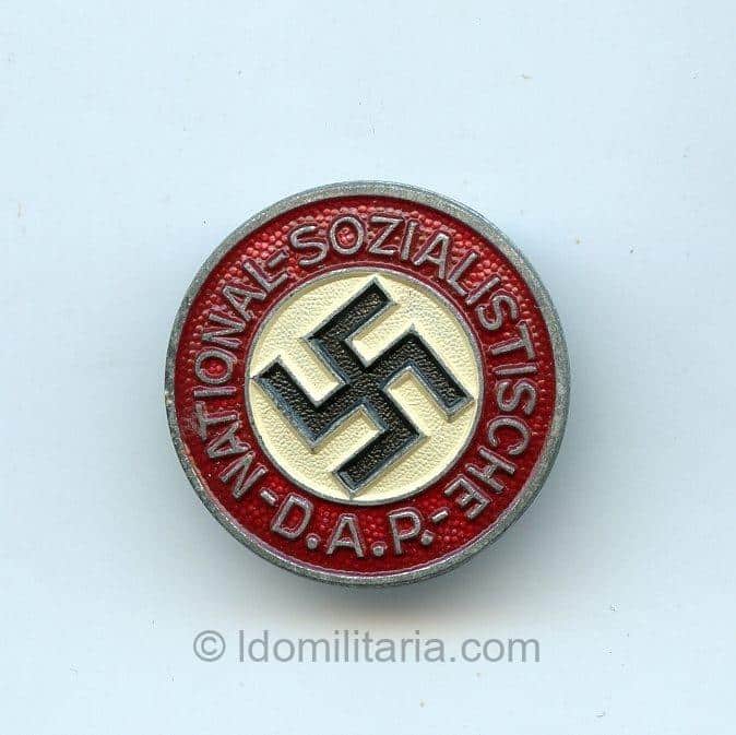 Late war zinc NSDAP Membership badge – F.W Assmann u. Söhne