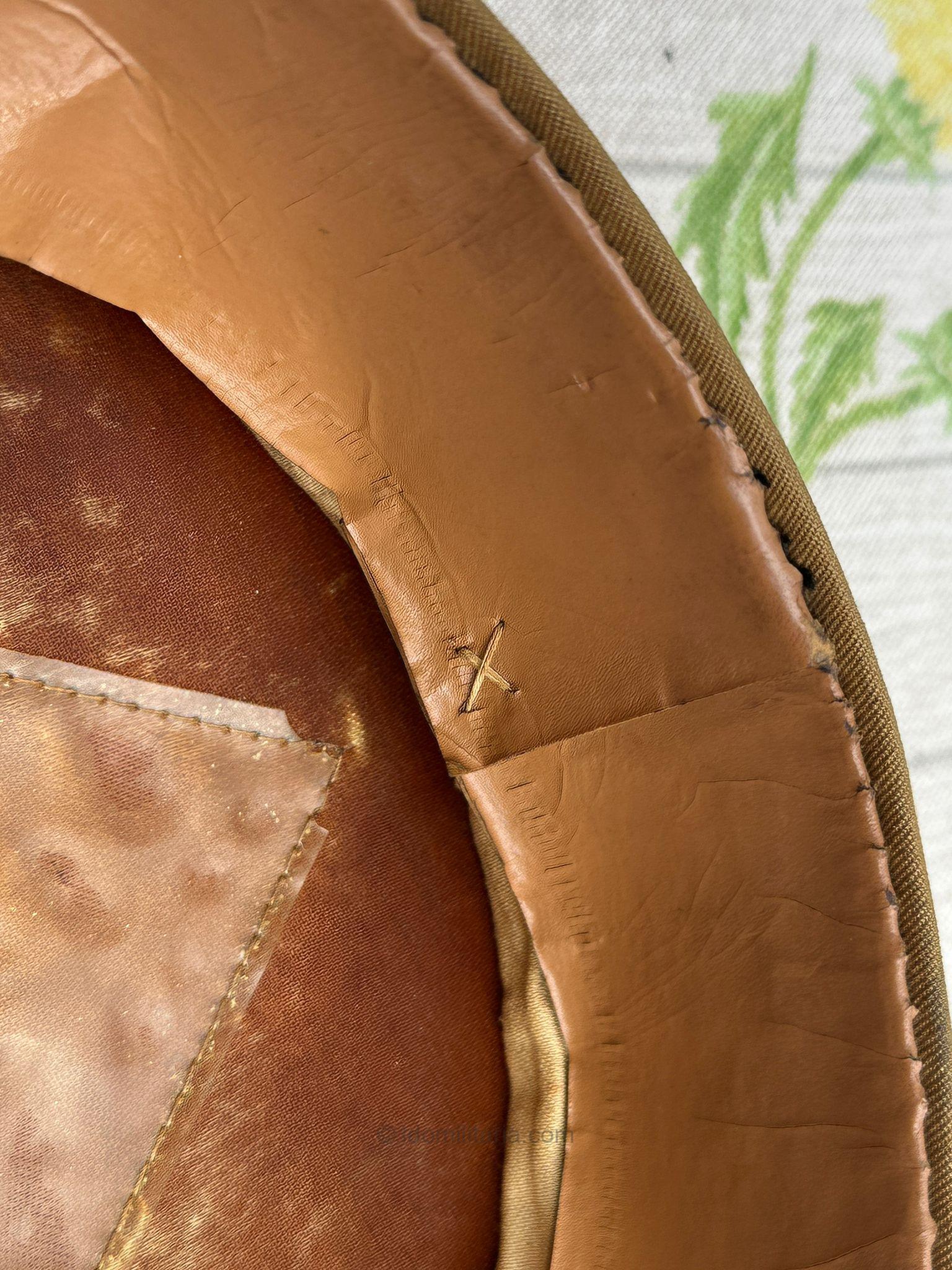 Extremely rare NSDAP Reichsleitung Visor Cap with Direct embroidered Oakleafs by August Müller - Image 17