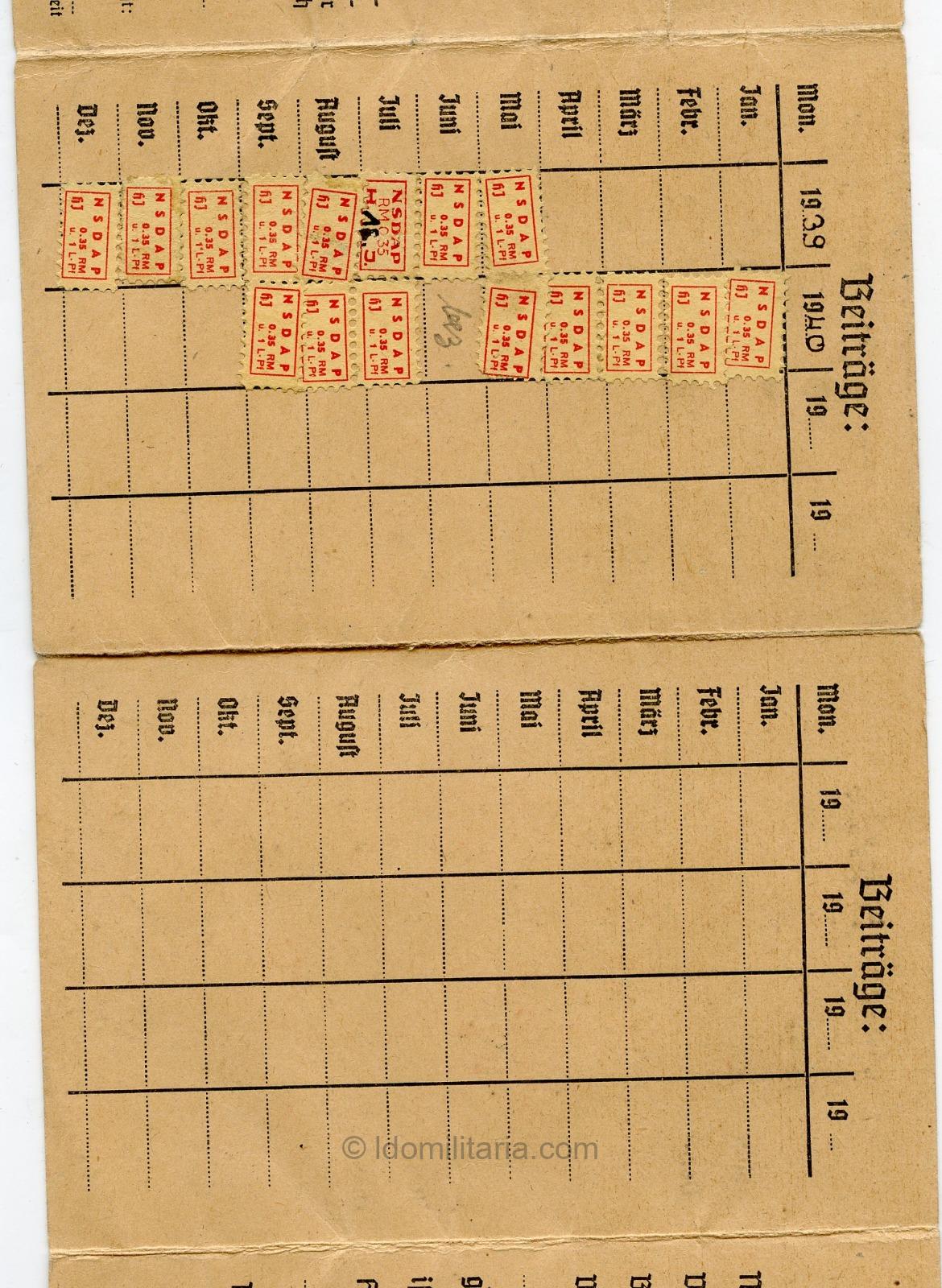 HJ/BDM Membership ID - Köln - Image 3