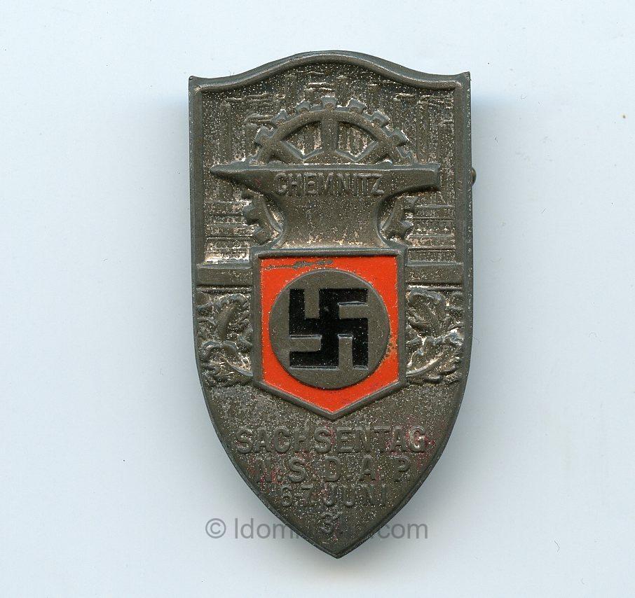 NSDAP Sachsentag 1931 Chemnitz tinnie
