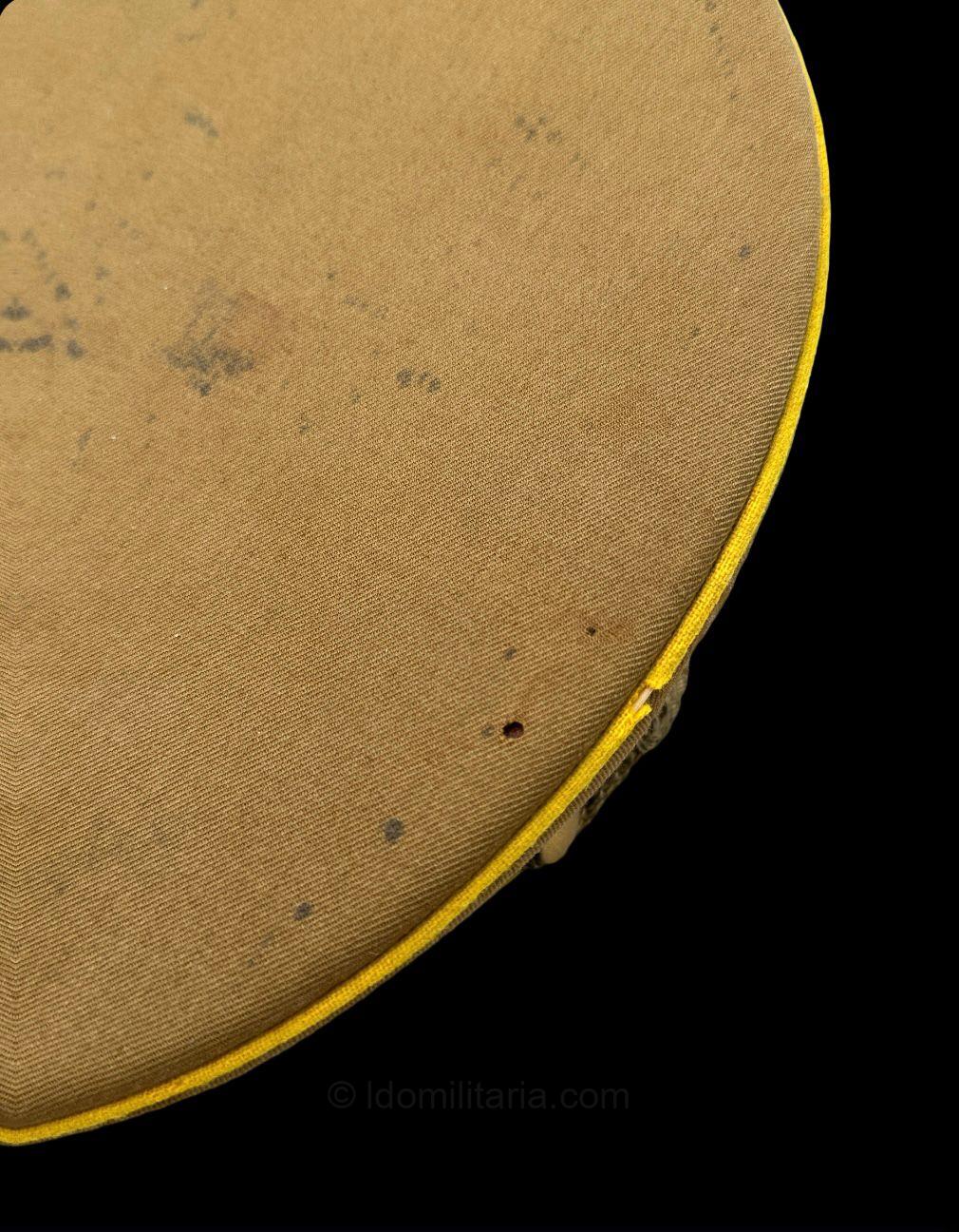 Extremely rare NSDAP Reichsleitung Visor Cap with Direct embroidered Oakleafs by August Müller - Image 23