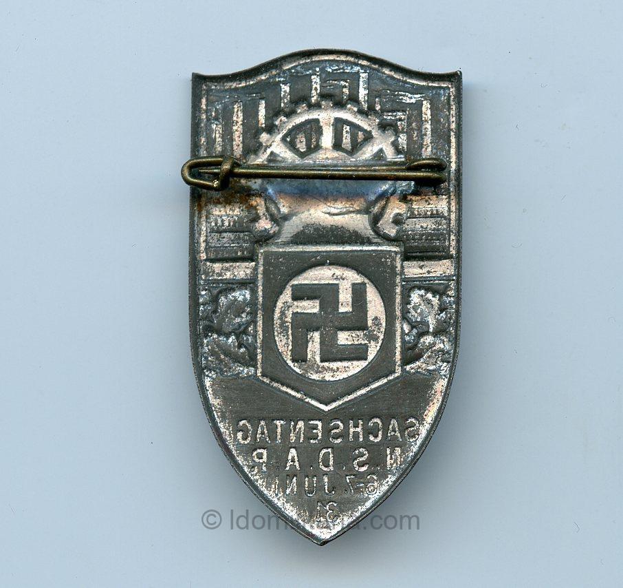 NSDAP Sachsentag 1931 Chemnitz tinnie - Image 2
