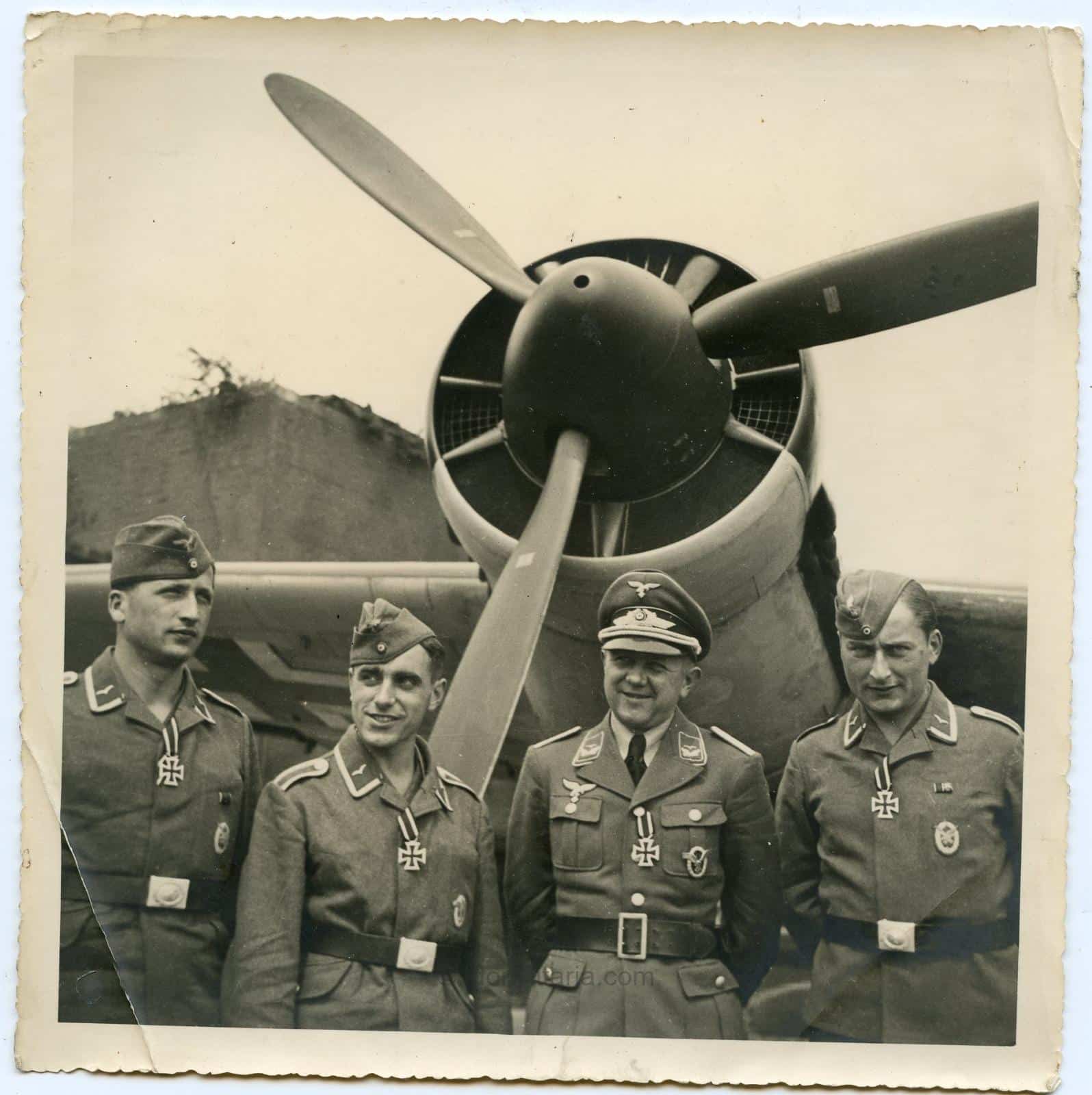 Photo grouping of Kampfgeschwader 76 - JU88 planes - Image 2