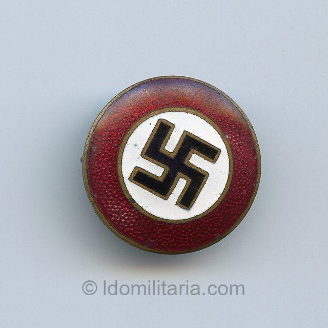 Early full maker marked NSDAP Sympathie badge - Rudolf Schanes
