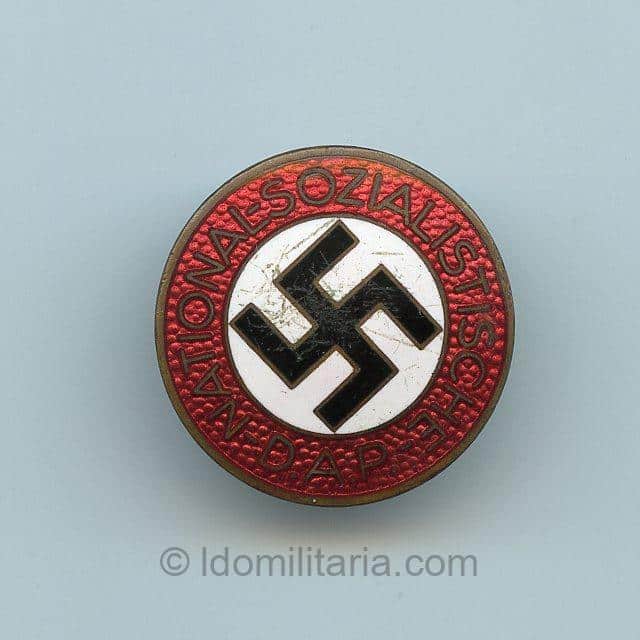 NSDAP Membership Badge – Fritz Zimmerman, Pforzheim
