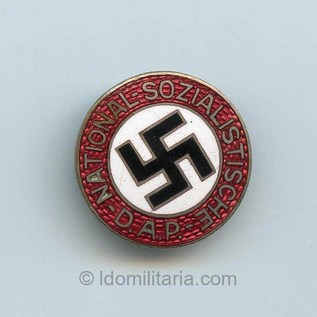Early logo marked NSDAP Membership badge - Raymond & Nichols
