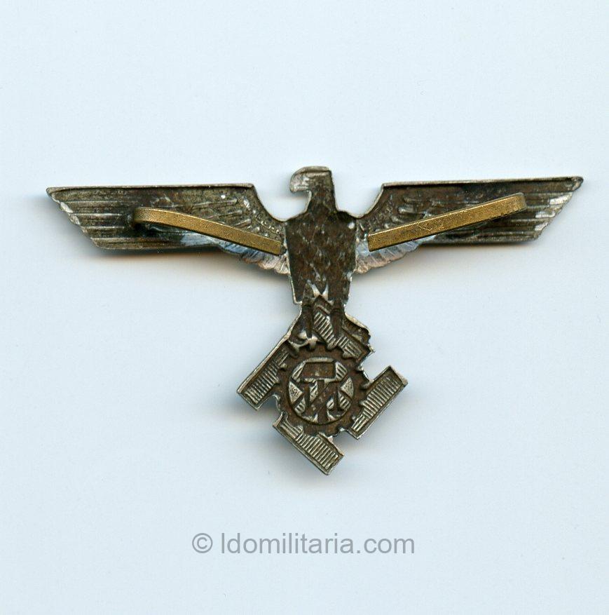 Early first pattern nickel silver TENO eagle - Image 2