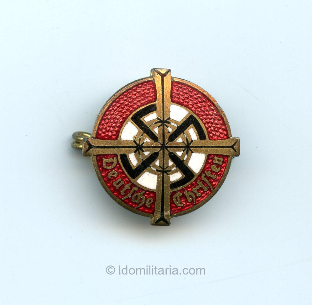 Deutsche Christen Membership badge – Willi Merten