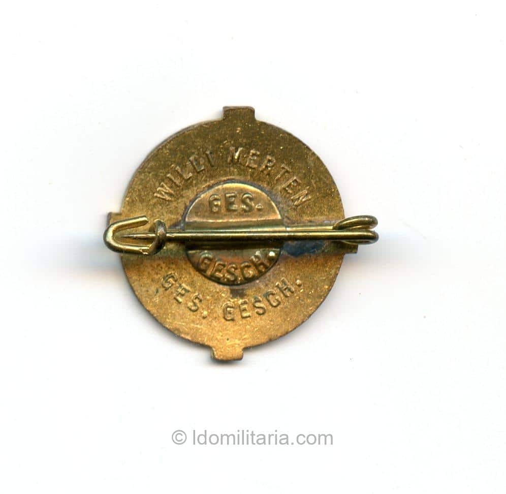 Deutsche Christen Membership badge – Willi Merten - Image 2