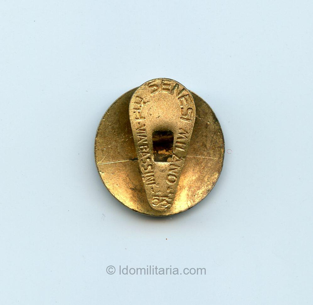 Associazione Italo Germanica Cultura badge ”buttonhole” – Senesi Milano (Blue variation) - Image 2