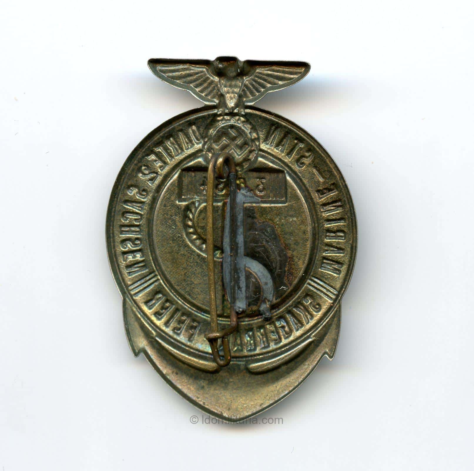 SA Marine Standarte 2 Sachsen Skagerrak-Feier 1934 tinnie - Image 2