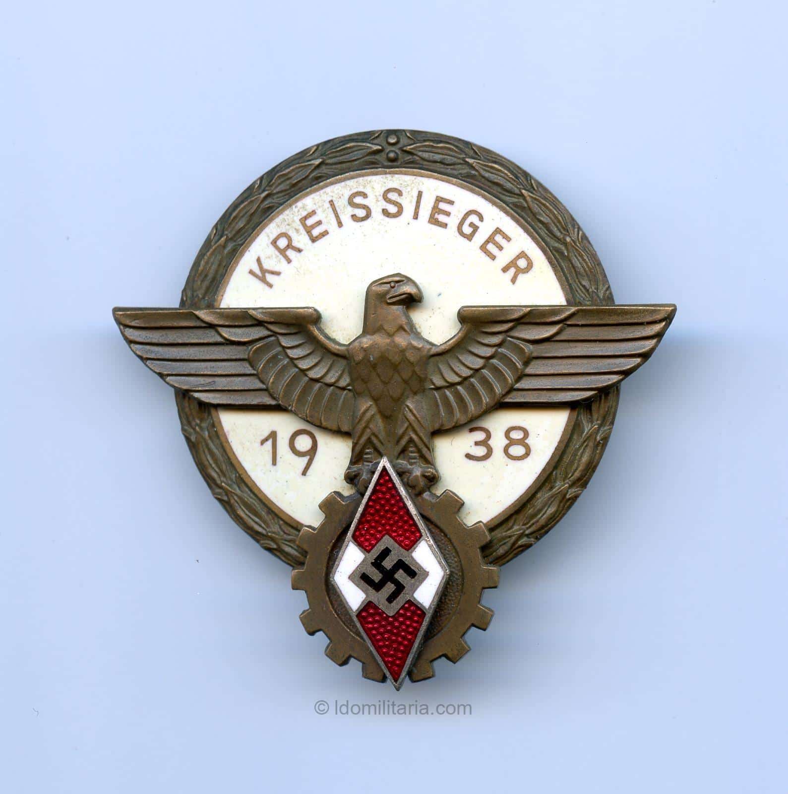 HJ Reichsberufswettkampf Kreissieger 1938 - Gustav Brehmer, Markneukirchen