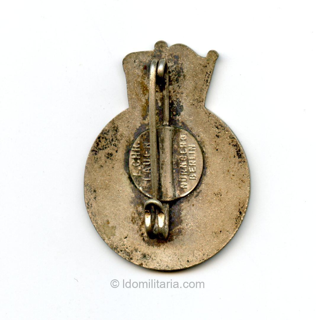 Participation badge for the Germany-Hungary national football games in 1936 - Christian Lauer, Nürnberg - Image 2