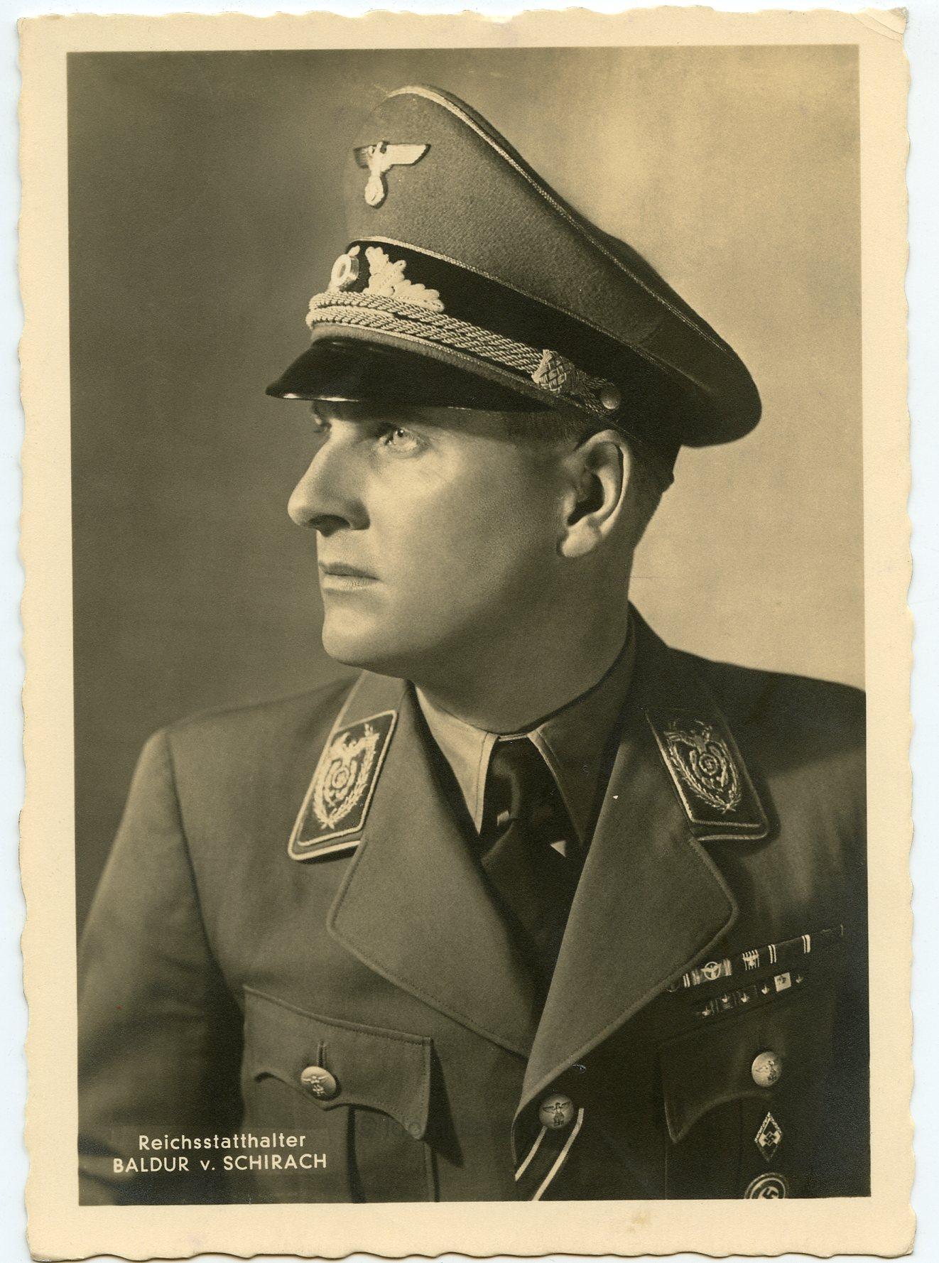Reichsstatthalter Baldur von Schirach - Hoffmann postcard