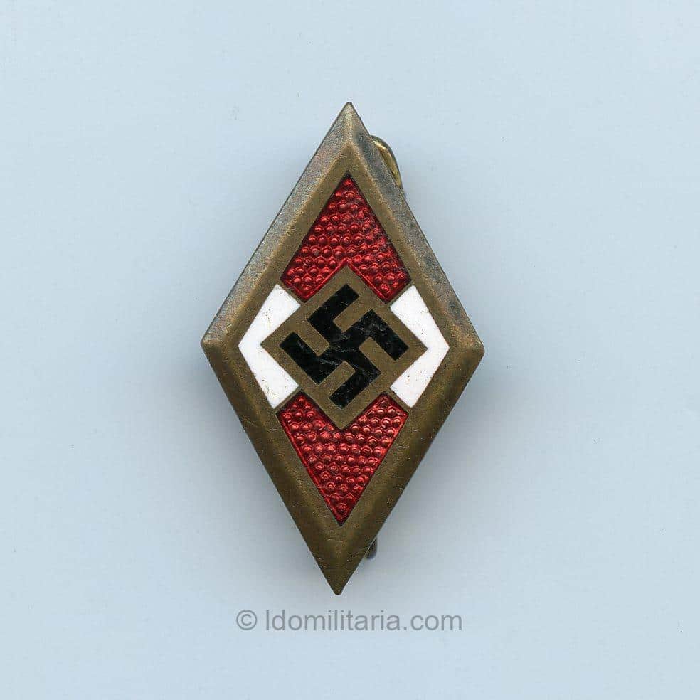 Golden HJ Honor Badge ''111864'' - Deschler & Sohn, München