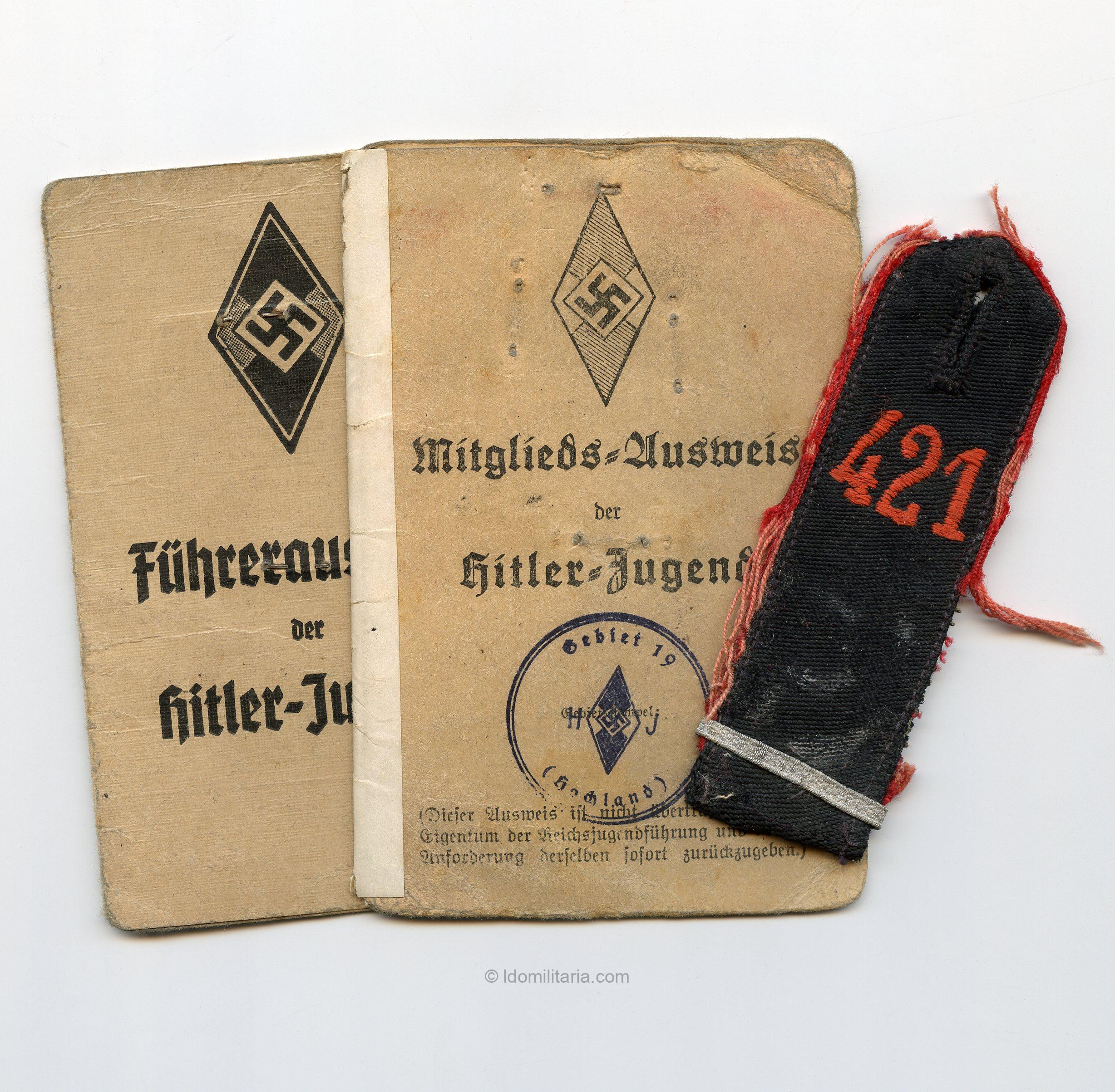 HJ Membership ID lot with shoulder board