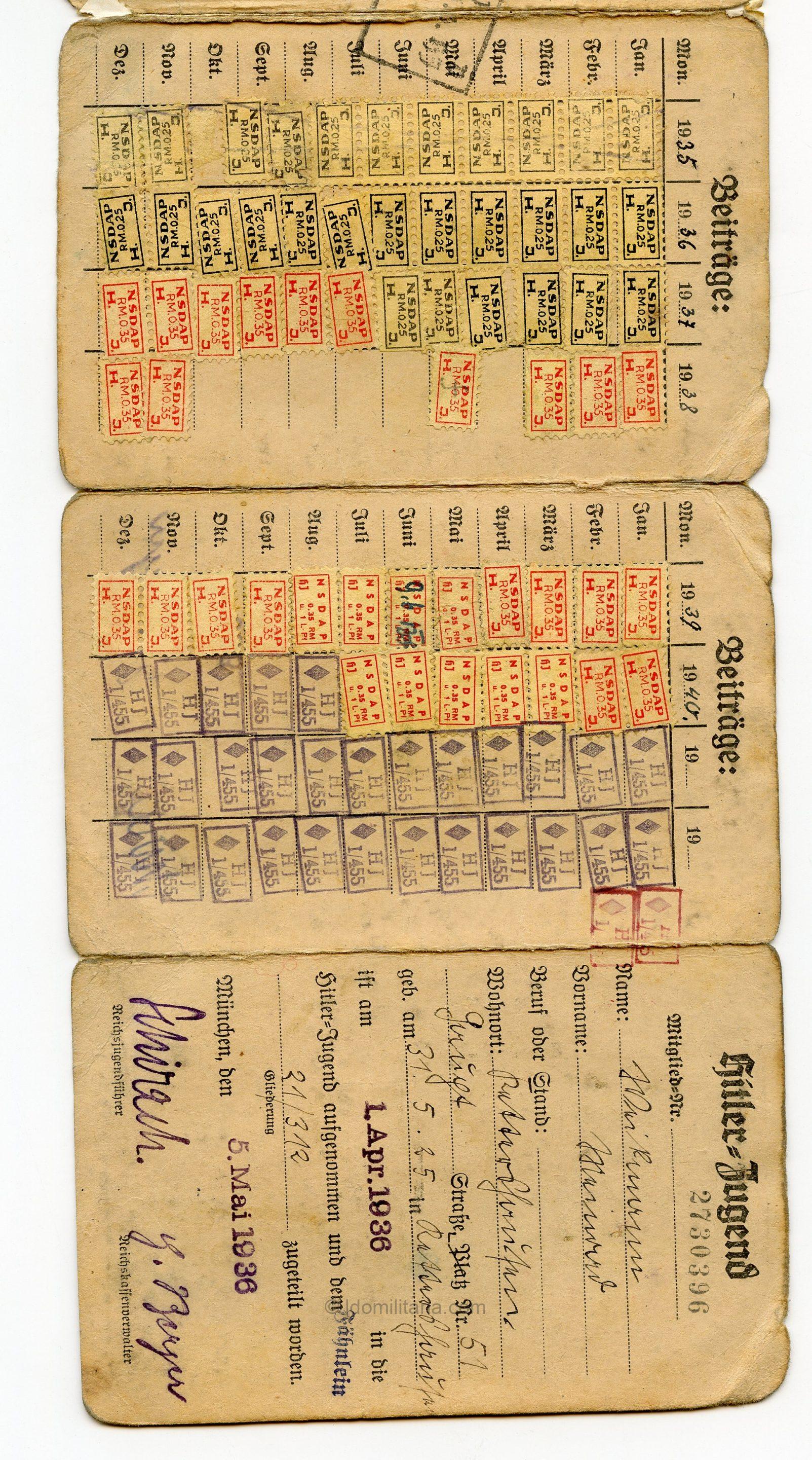 HJ Membership ID lot with shoulder board - Image 5