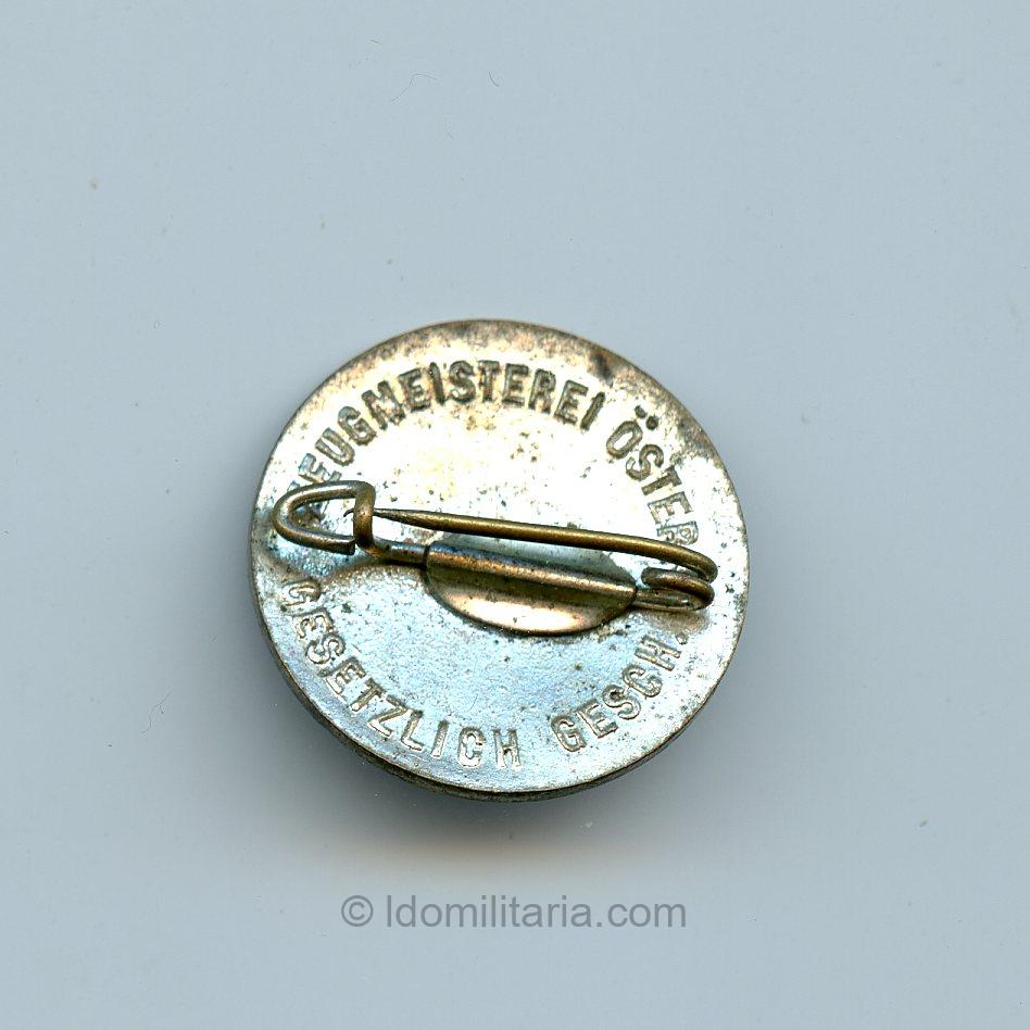 rare early NSDAP Membership badge with sunray pattern - Zeugmeisterei Österreich - Image 2