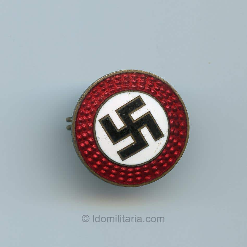 Rare NSDAP Sympathie badge - Eduard Gösel, Wien