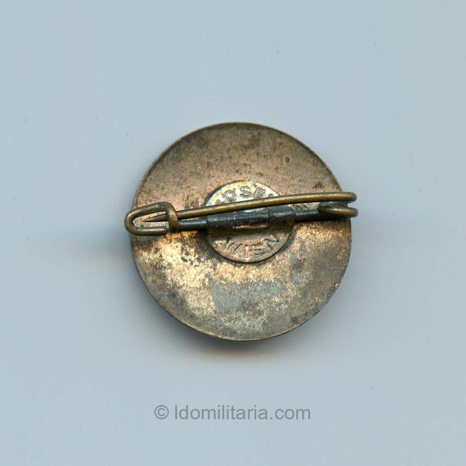 Rare NSDAP Sympathie badge - Eduard Gösel, Wien - Image 2