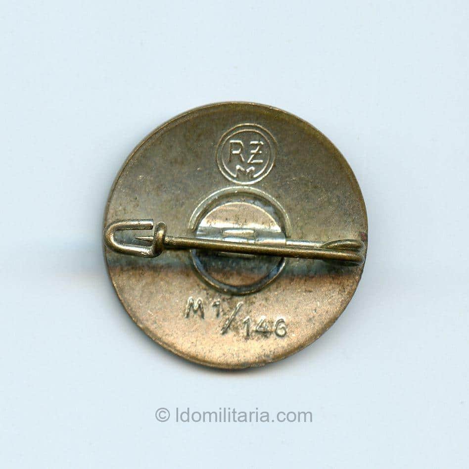 NSDAP Membership badge - Anton Schenkels Witwe, Wien - Image 2