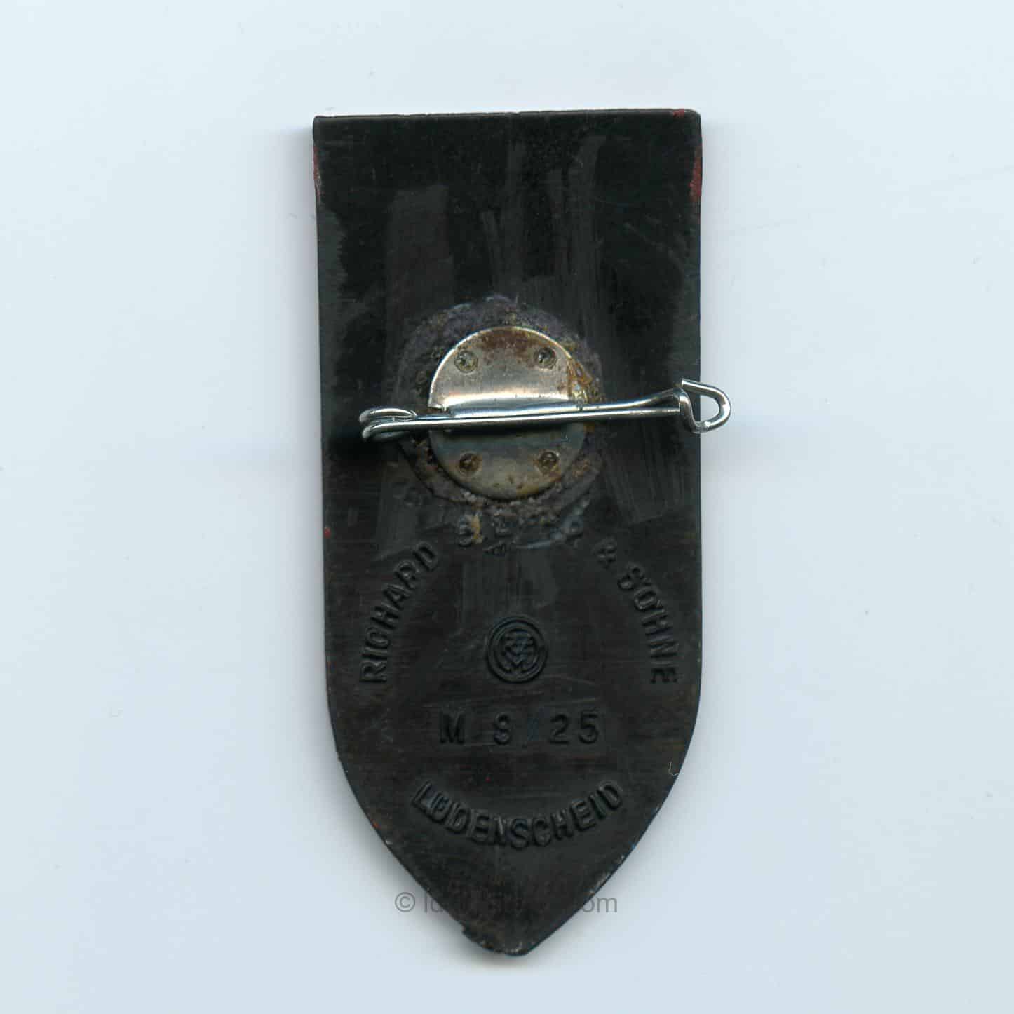 Plastic BDM Sportwettkampfe 1939 Obergau Salzburg tinnie - Richard Sieper & Söhne - Image 2