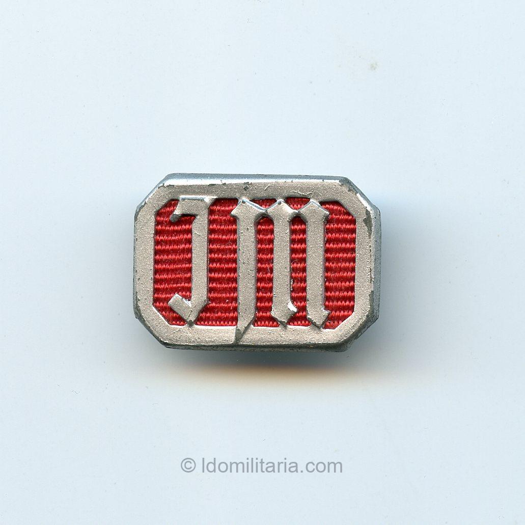 Jungmadel sport badge in silver '188995' - Wächtler & Lange, Mittweida