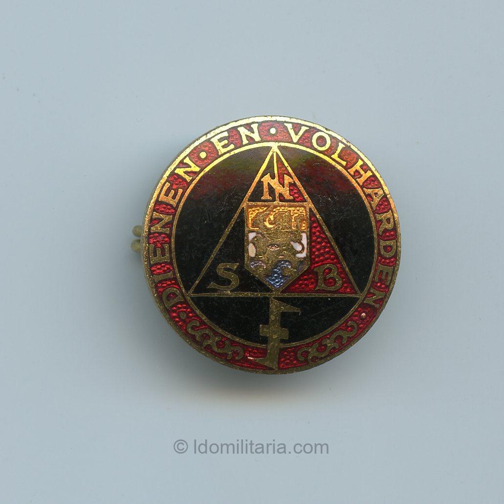 NSB Dienen en Volharden badge - Stamboek N0