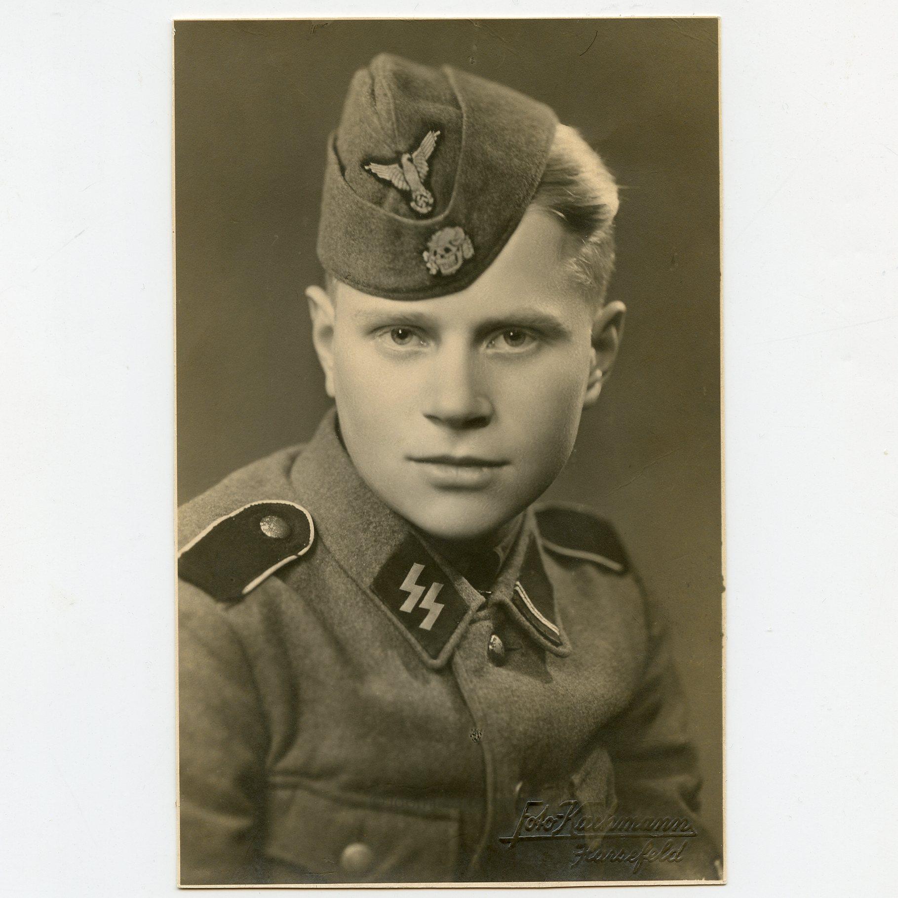 SS portrait with skull cap