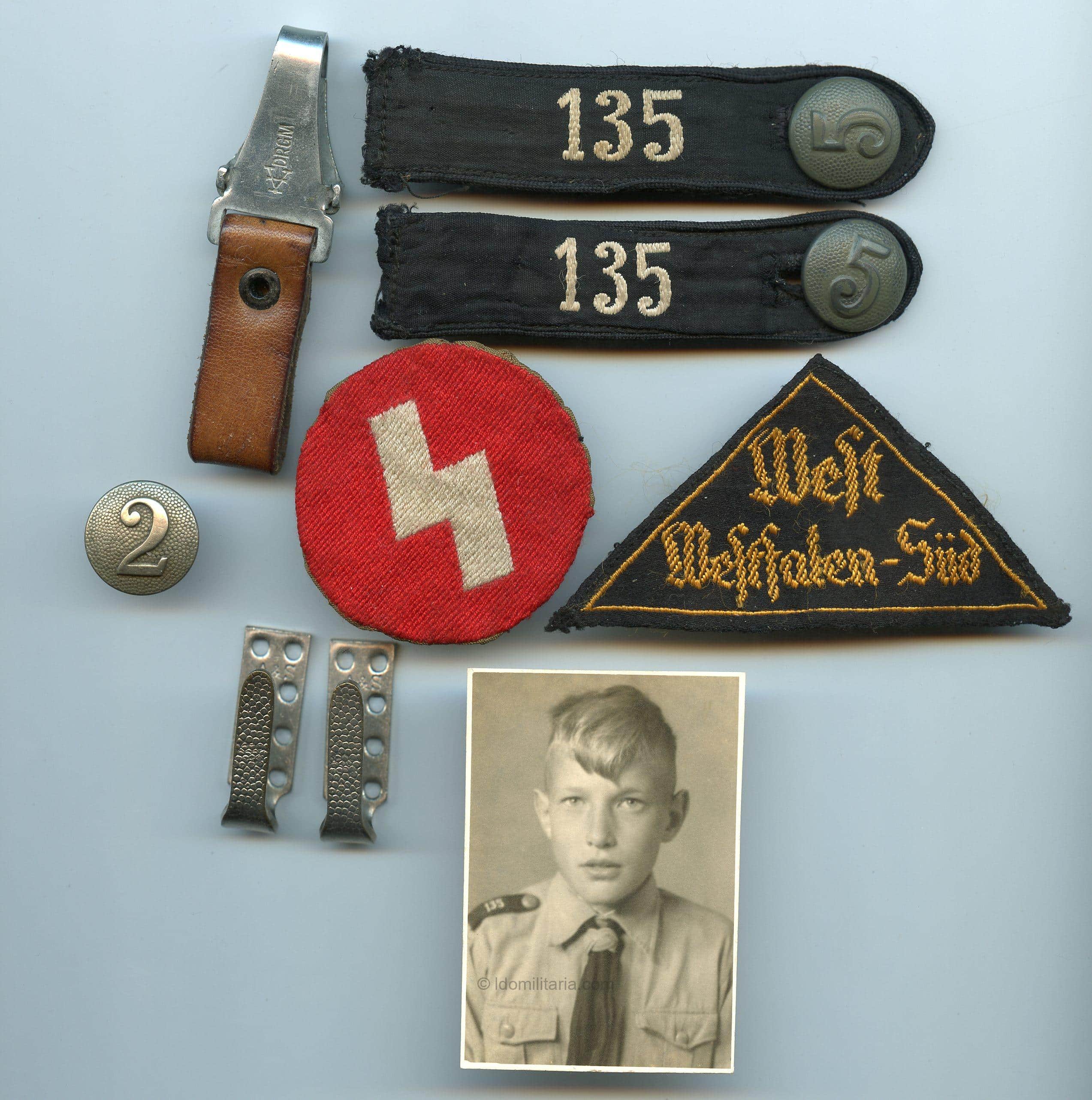 Small HJ grouping with rare West Westfalen-Süd District triangle