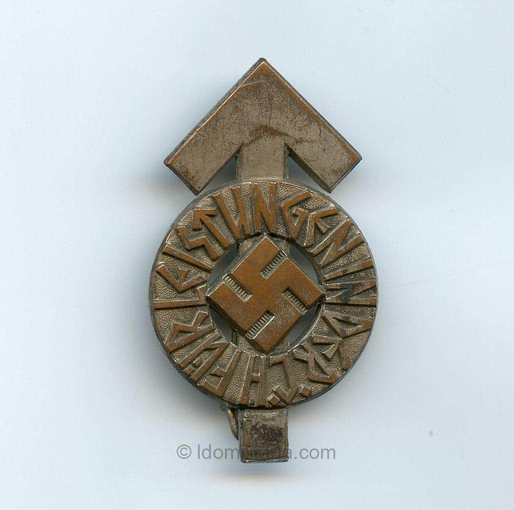 Cupal made HJ Sports badge in silver ”7031'' – A.D Schwerdt, Stuttgart