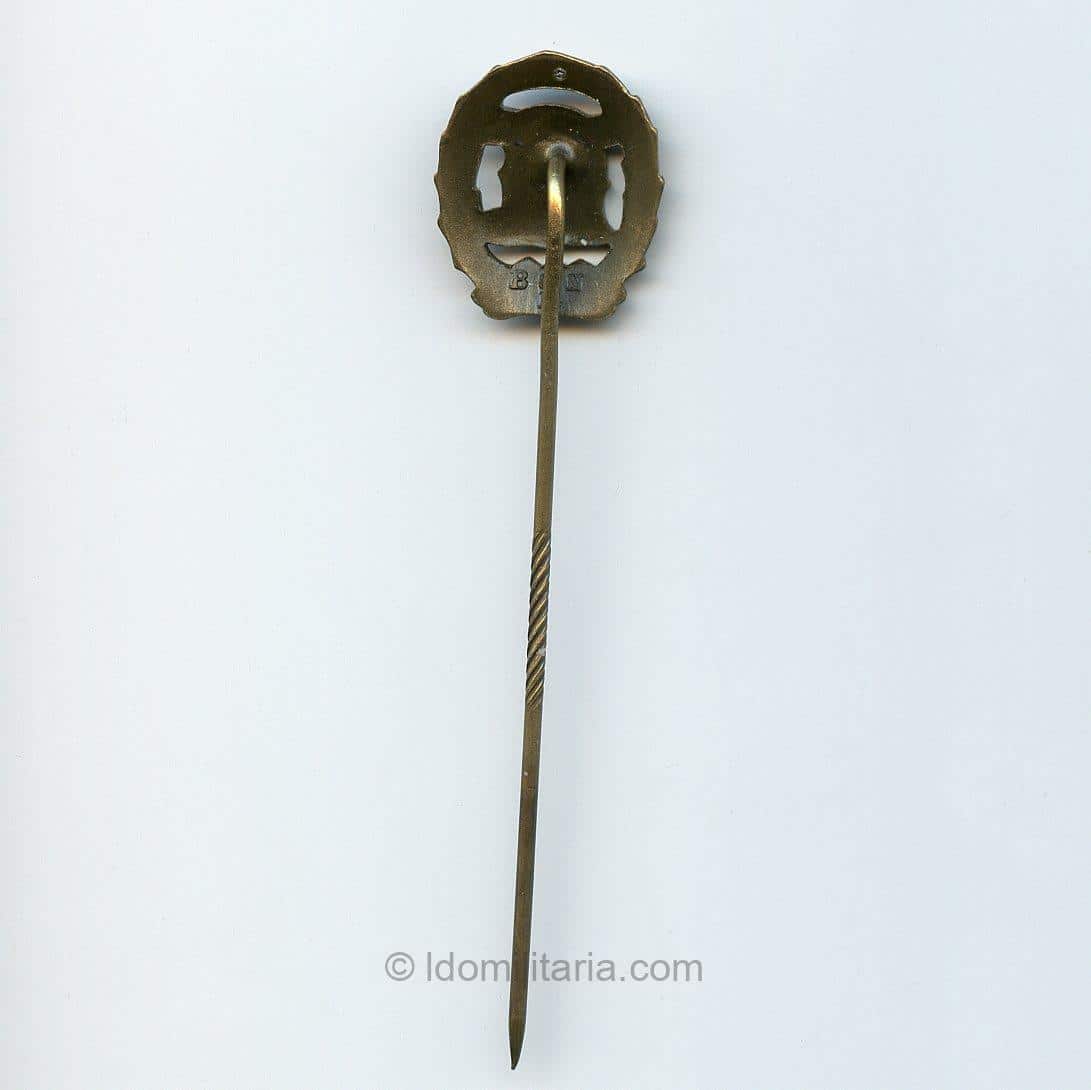 DRL War disabled sport badge miniature - Berge & Nolte, Lüdenscheid - Image 2