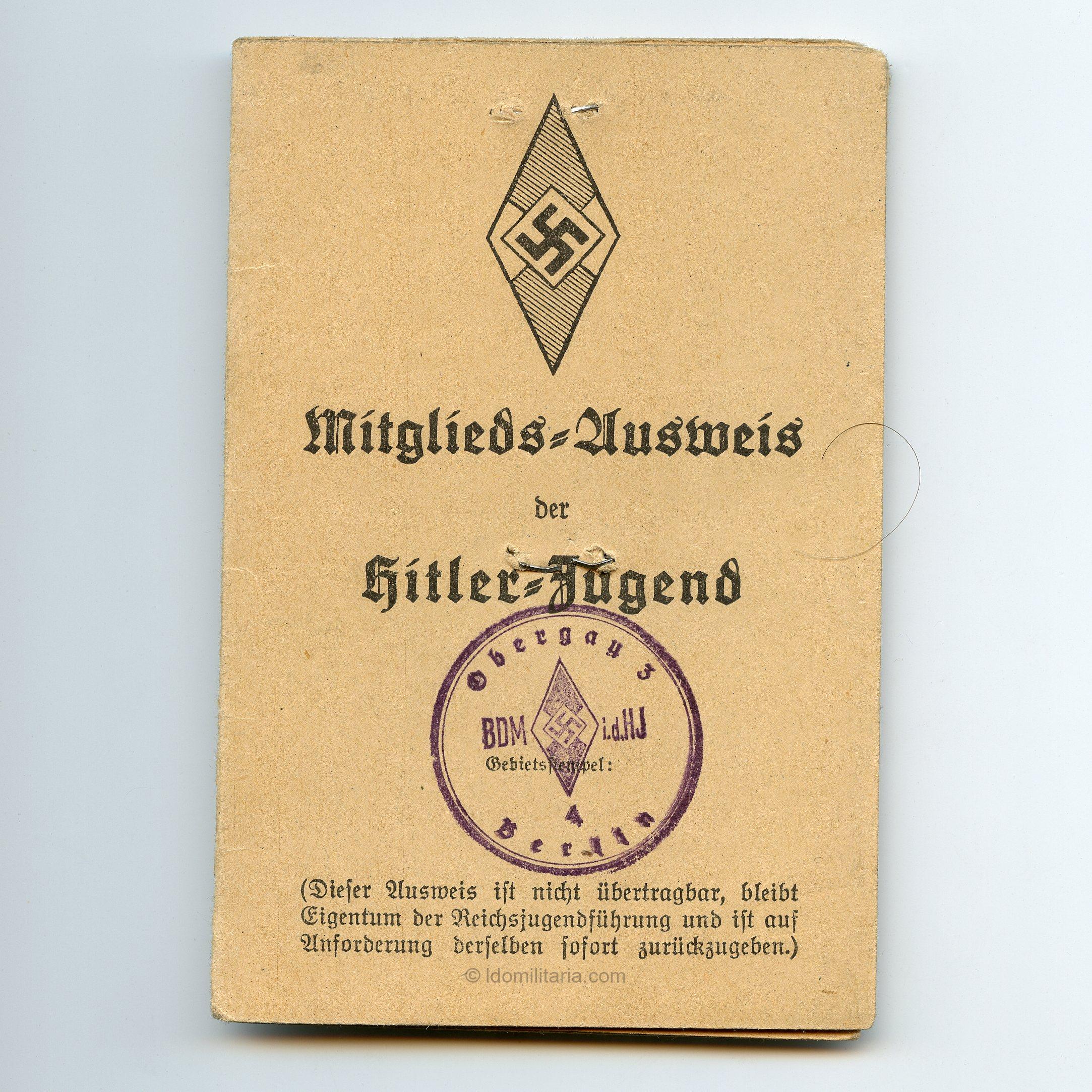 BDM/HJ Membership ID