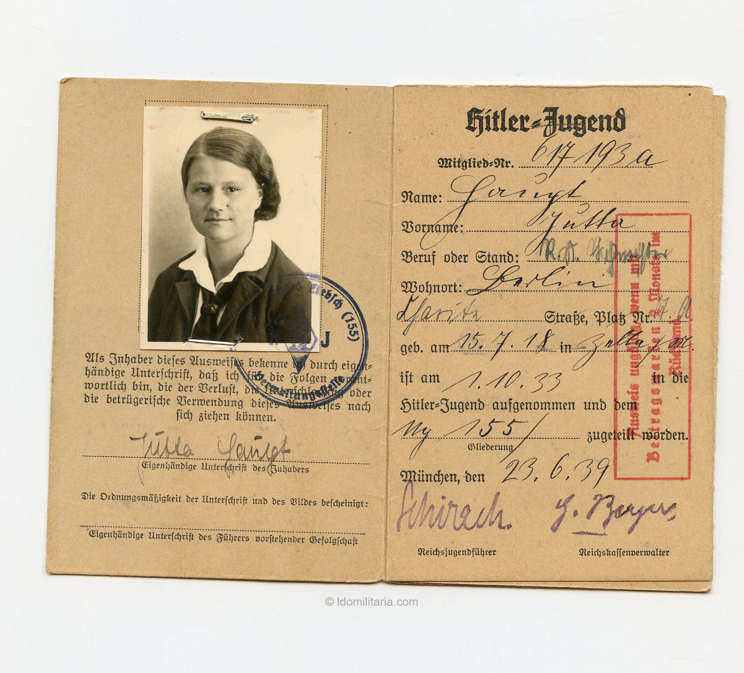 BDM/HJ Membership ID - Image 2