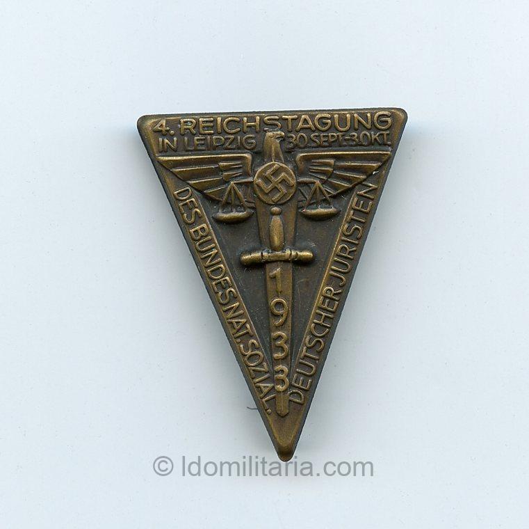 NSDAP Deutscher Juristen tinnie + photo - Image 4