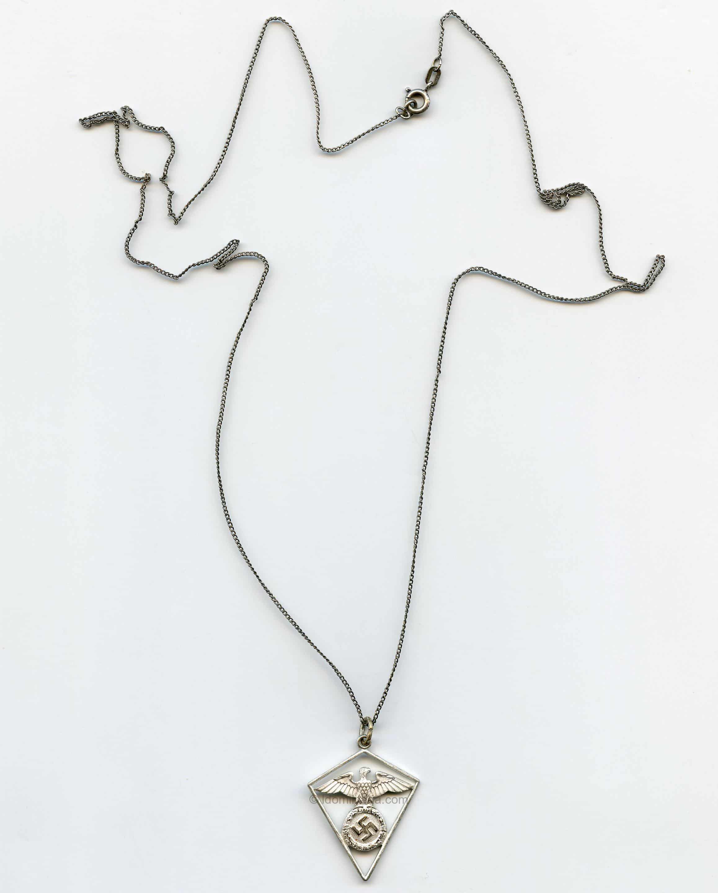 Period NSDAP Sympathie necklace - Image 3