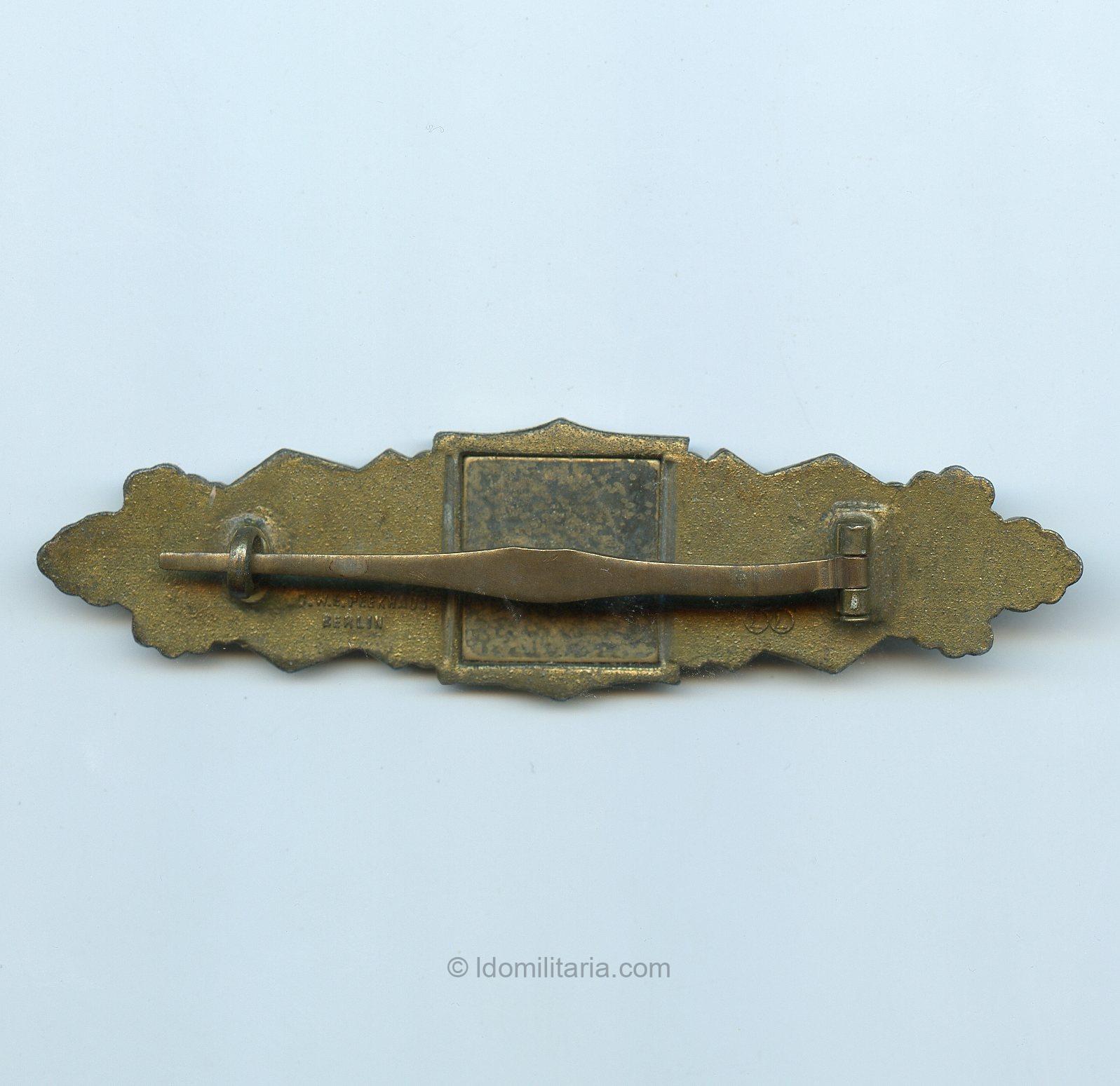 Close combat clasp in bronze - Friedrich Linden, Lüdenscheid - Image 2